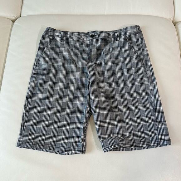 Empyre Mens Plaid Shorts - Picture 1 of 6